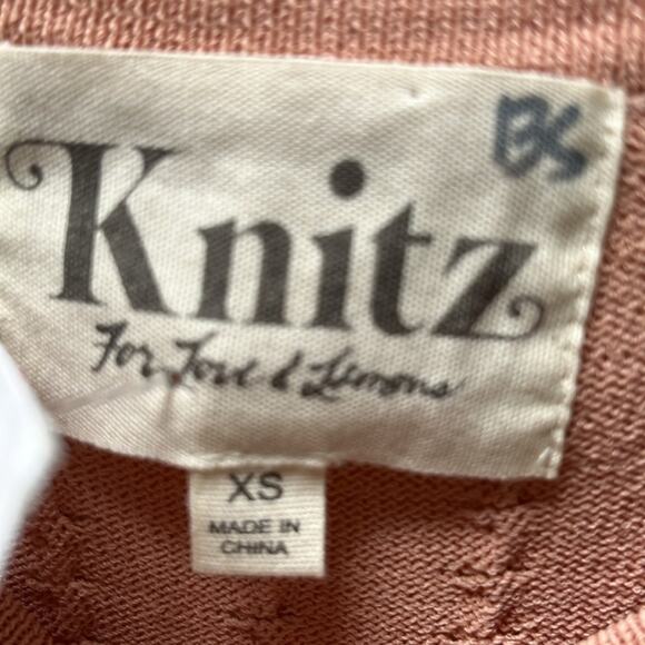 Knitz For Love & Lemons Sweater Dress Color Block XS From It’s A Wrap Studio - Picture 2 of 10